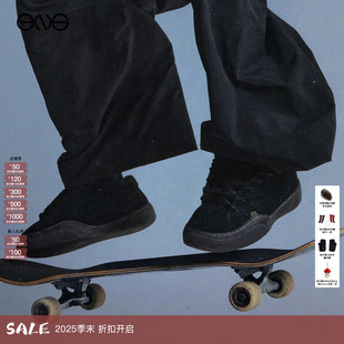 ENG 新品 ERL 男女同款 25冬 绒面滑板休闲系带运动鞋