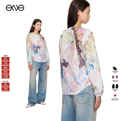 【ENG】Ashley Williams 蝴蝶结长袖T恤上衣女装 新品25秋