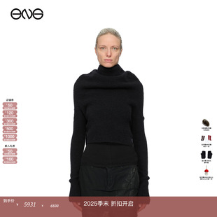 Owens 新品 ENG 25秋 上衣女装 Rick 针织衫 COWL长袖