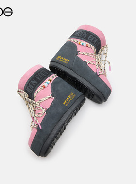 【ENG】MOON BOOT X GIR ICON SUEDE BEADS低筒靴男女新品26春