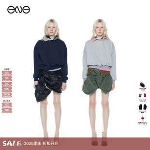 ALL 三层连帽卫衣套头衫 女装 25秋 新品 ENG