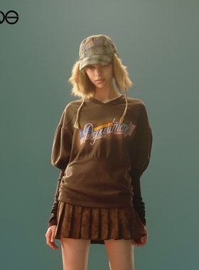 【ENG】Anomalies Department 泡泡袖假两件套头卫衣女装新品25秋