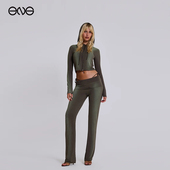 ENG 辣妹渐变色低腰弹力修身 JADED LONDON 美式 长裤 秋冬