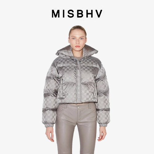 【ENG】MISBHV MONOGRAM短款棉服外套男女同款