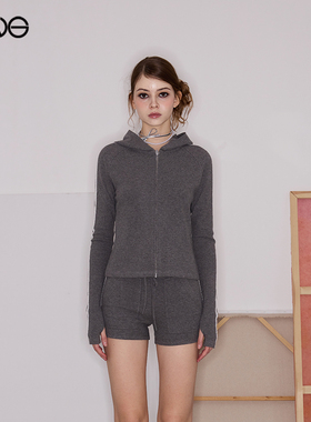 【ENG】Effet de Soleil双面德绒条纹运动上衣女装新品26春