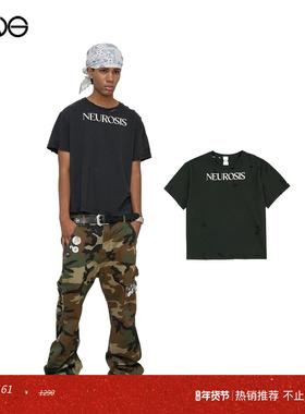 【ENG】Protocol Index NEUROSlS做旧短袖T恤男装 新品25秋