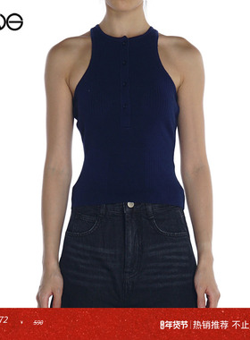 【ENG】Effet de Soleil 工字背心女修身无袖针织短上衣  秋冬