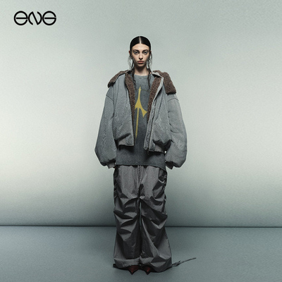 【明星同款】Anomalies Department 羽绒夹克连帽外套棉外套男女