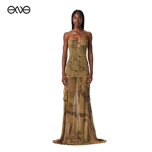 BLUMARINE 特惠 吊带长裙 断码