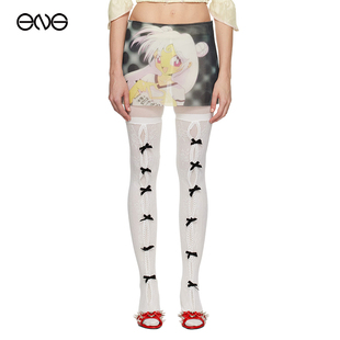 【ENG】Ashley Williams 漫画印花超短裙 秋冬