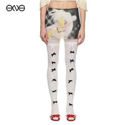 【ENG】Ashley Williams 漫画印花超短裙 秋冬