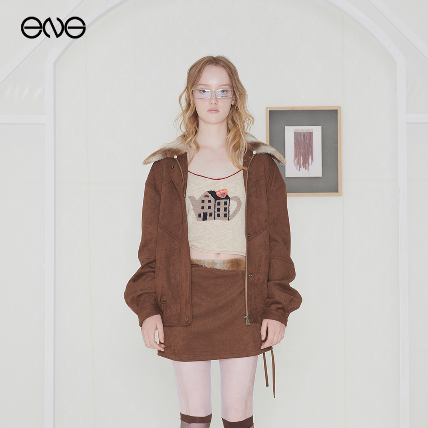 【ENG】Effet de Soleil针织吊带背心女内搭外穿短款上衣新品25秋