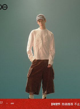 【ENG】Anomalies Department 海星刺绣半高领长袖T恤男 新品25秋