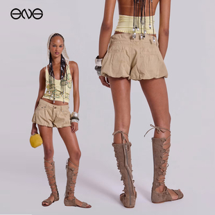 【ENG】JADED LONDON 低腰休闲短裤蓬蓬花苞裙裤女装 新品25秋