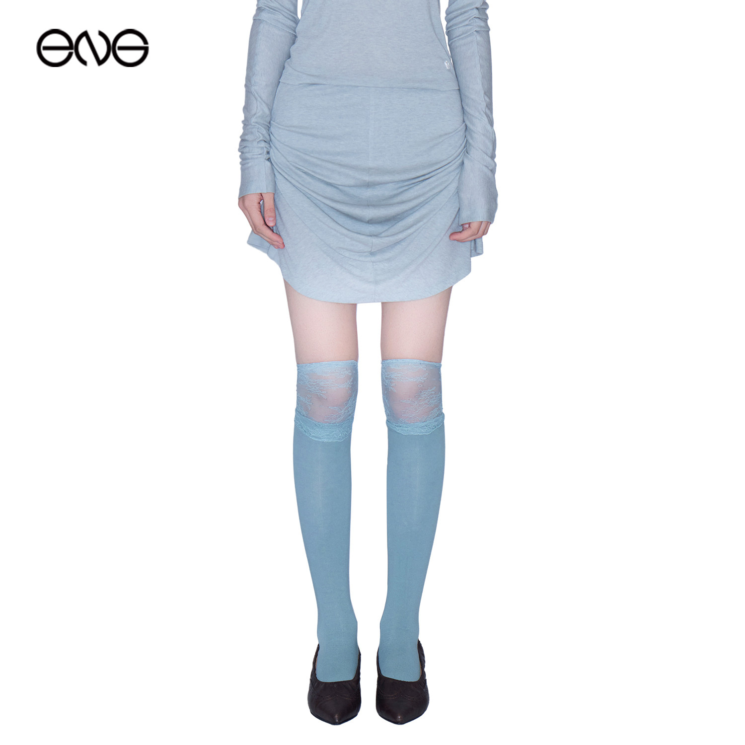 【ENG】Effet de Soleil抽褶鱼尾烫钻短裙半身裙女装新品26秋