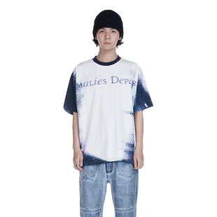 【ENG】Anomalies Department 剪影图形印花短袖T恤圆领休闲上衣