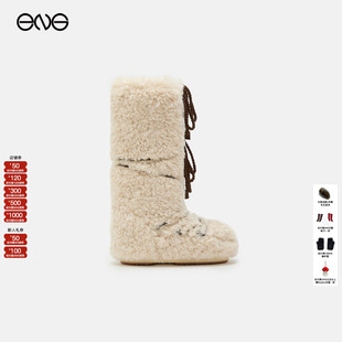 【ENG】MOON BOOT 经典款ICON CURLY EXTRA雪地靴女新品25冬