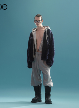 【ENG】Anomalies Department法兰绒拉链印花外套男女新品25秋