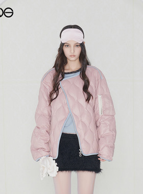 【ENG】Effet de Soleil 内胆风无领夹克外套羽绒服女装新品25冬