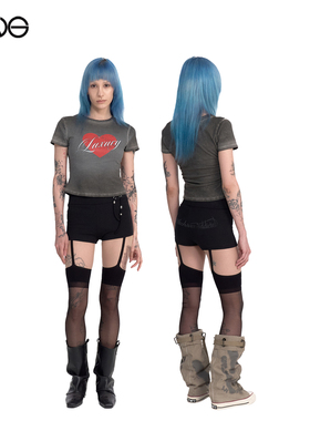 【ENG】2000 ARCHIVES 圆领印花短袖T恤上衣女装 新品25秋