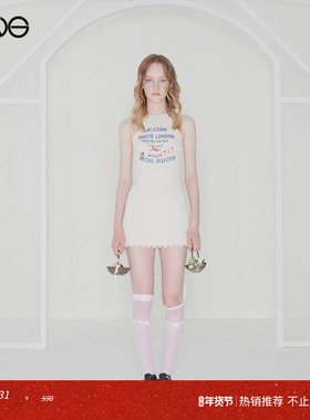 【博主同款】Effet de Soleil波点印花吊带裙连衣裙女装新品25秋