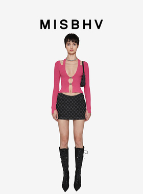 【ENG】MISBHV MONOGRAM 牛仔短裙