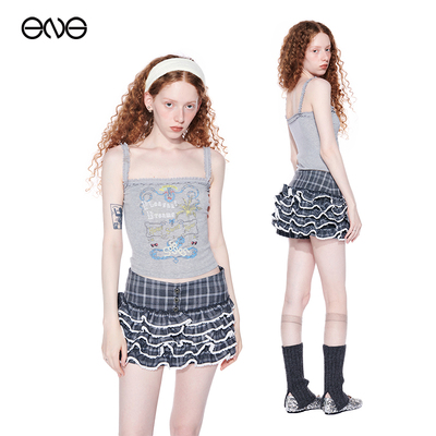 【ENG】Effet de Soleil吊带背心上衣女外穿内搭短款打底上衣修身