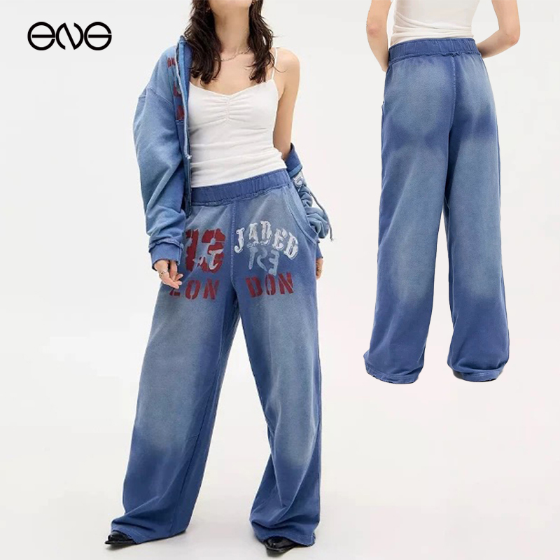 【ENG】JADED LONDON美式复古水洗休闲卫裤宽松慢跑长裤男女秋冬