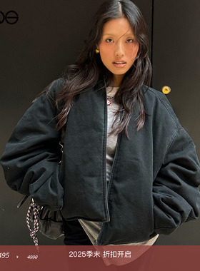 【蔡徐坤明星同款】ENG exclusive GREG ROSS帆布羽绒夹克外套