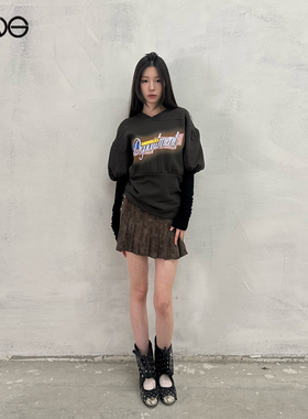 【ENG】Anomalies Department 泡泡袖假两件套头卫衣女装新品25秋