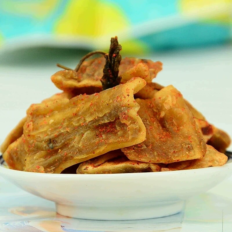 对味铺子紫苏苦瓜皮罐装258g农家自晒微辣即食湖南浏阳土特产