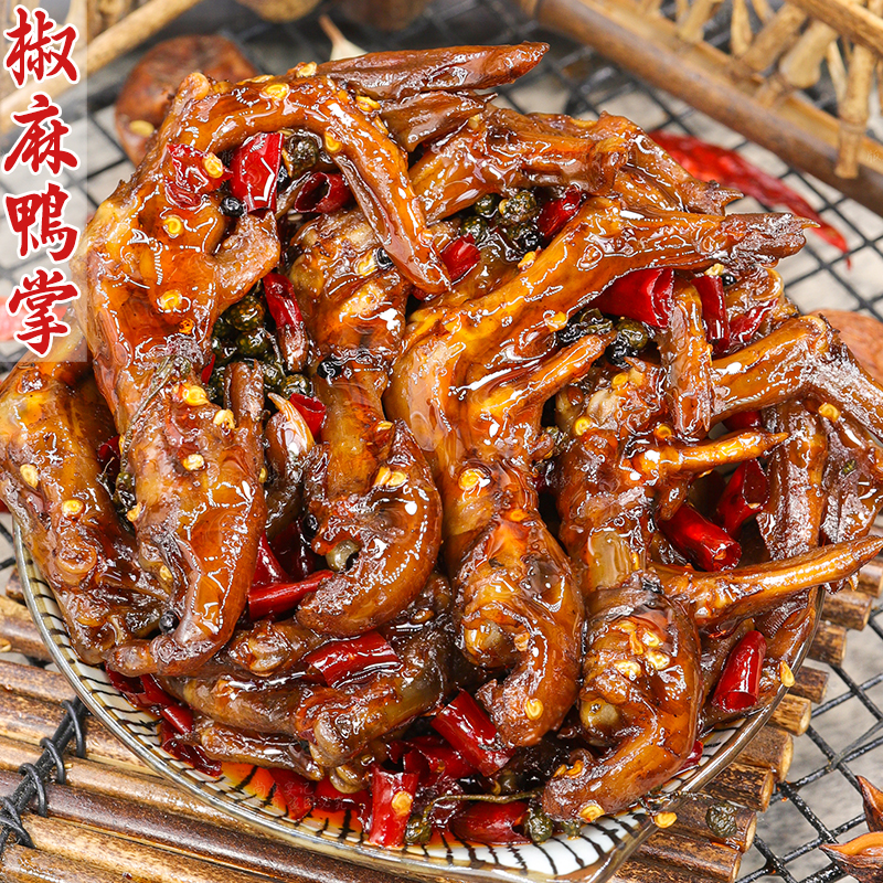椒麻鸭掌椒麻香浓肉质软糯解馋香