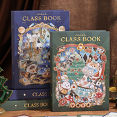 童话序章同学录小学生六年级可爱卡通烫金毕业纪念册创意猫咪活页留言本2026新款 文艺复古高颜值ins风不撞款