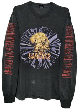 茂密有声工作室Vintage Carcass大码趣味高级感长袖T恤嘻哈乐队