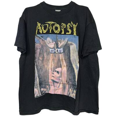 茂密有声工作室1992 Autopsy潮牌韩版休闲嘻哈复古短袖T恤摇滚