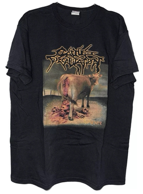 茂密有声工作室Vintage Cattle Decapitation街头乐队嘻哈短袖T恤