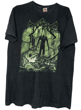 茂密有声工作室Vintage Degrade纯棉舒适做旧复古摇滚乐队短袖T恤