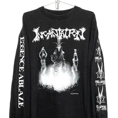 茂密有声工作室1994 Incantation摇滚简约长袖T恤嘻哈减龄穿搭