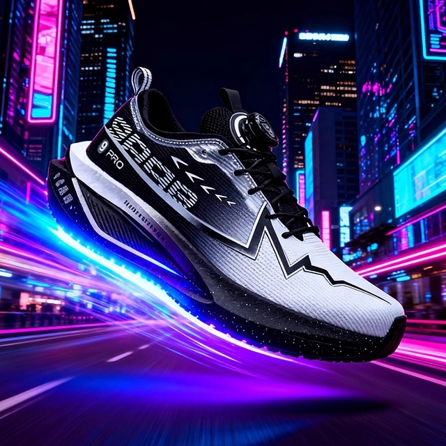 赤兔夜光跑鞋回弹竞速碳板跑鞋