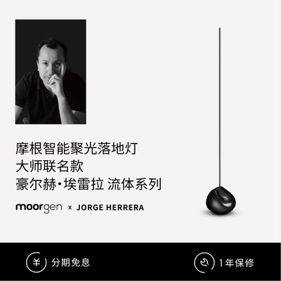 moorgen摩根x豪尔赫埃雷拉联名流体系列智能灯现代简约充电台灯