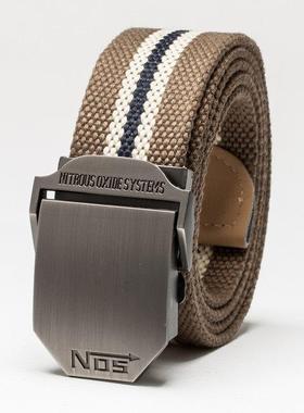 巡逻皮带亚麻家用大红色舒适深蓝色弹性腰带男男性个性中青年裤带