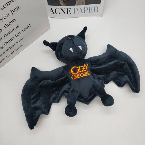 跨境新款Ozzy Osbourne - Bat-Biting Plush Toy蝙蝠毛绒玩具公仔