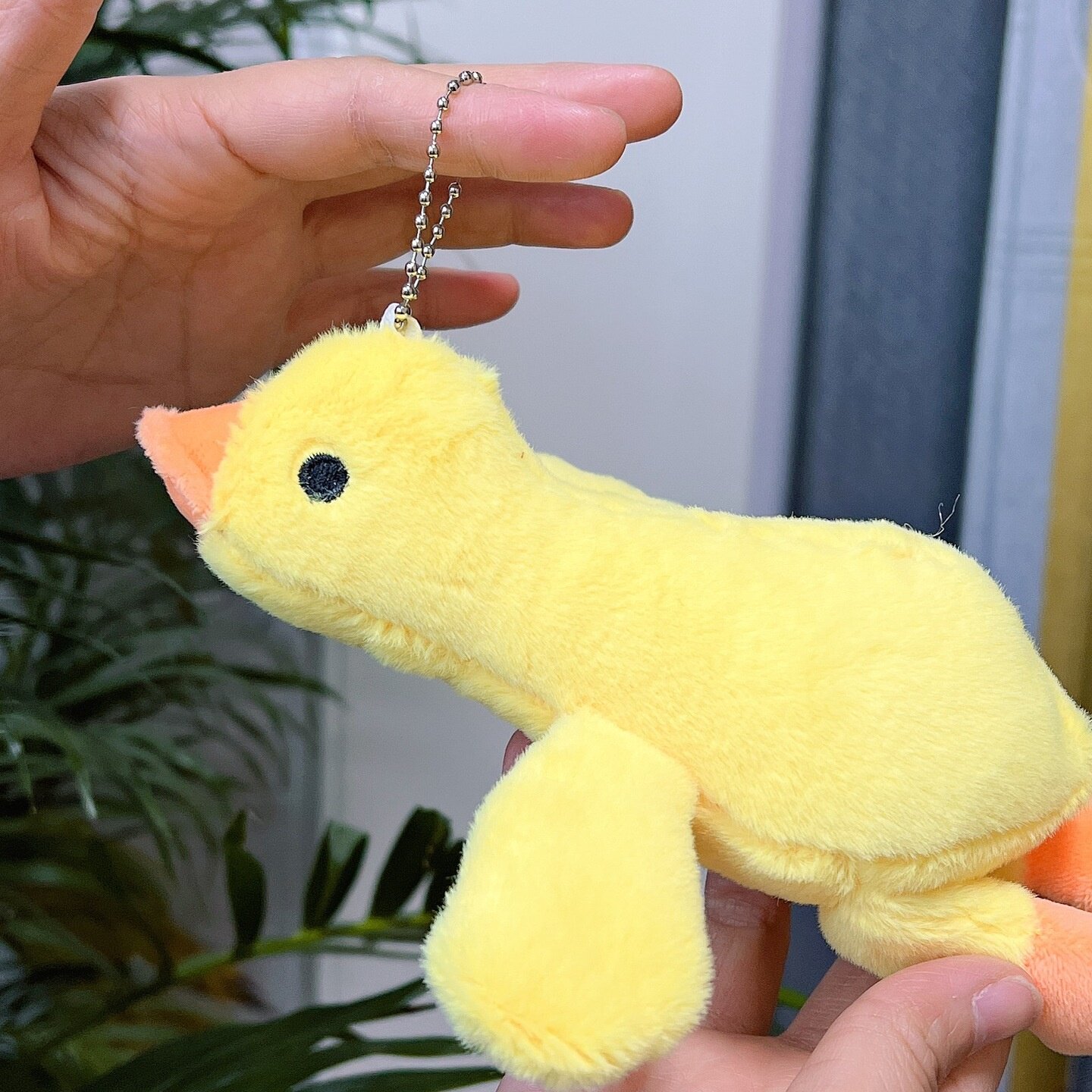 抖音大白鹅公仔毛绒玩具鹅玩偶钥匙扣娃娃抖音同款