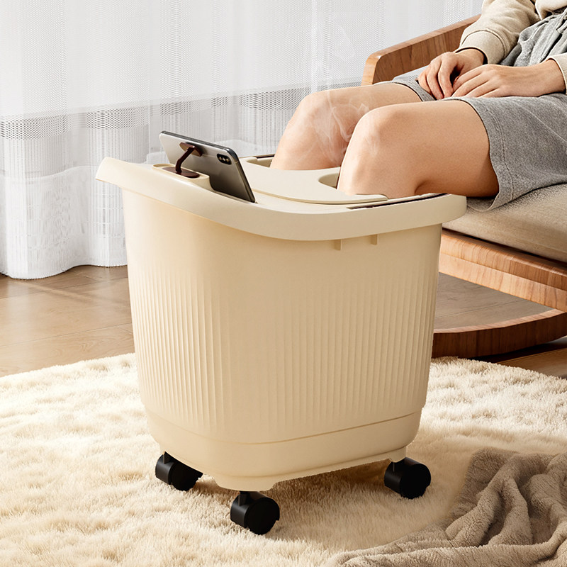 养生泡脚桶家用熏蒸桶过小腿女士儿童宿舍洗脚盆保温便携泡脚神器