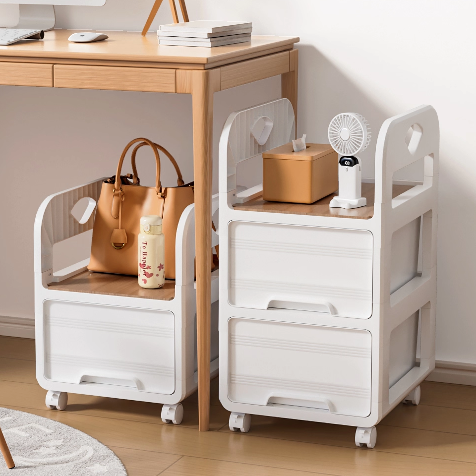 桌下置物架可移动多层家用抽屉式