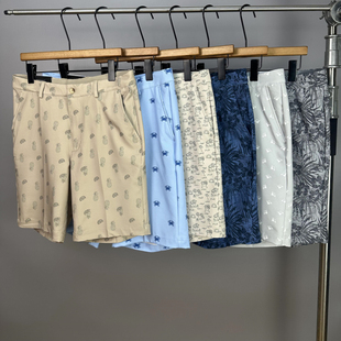 男士 印花休闲短裤 夏季 薄款 老美外贸订单 运动透气沙滩五分裤 时尚