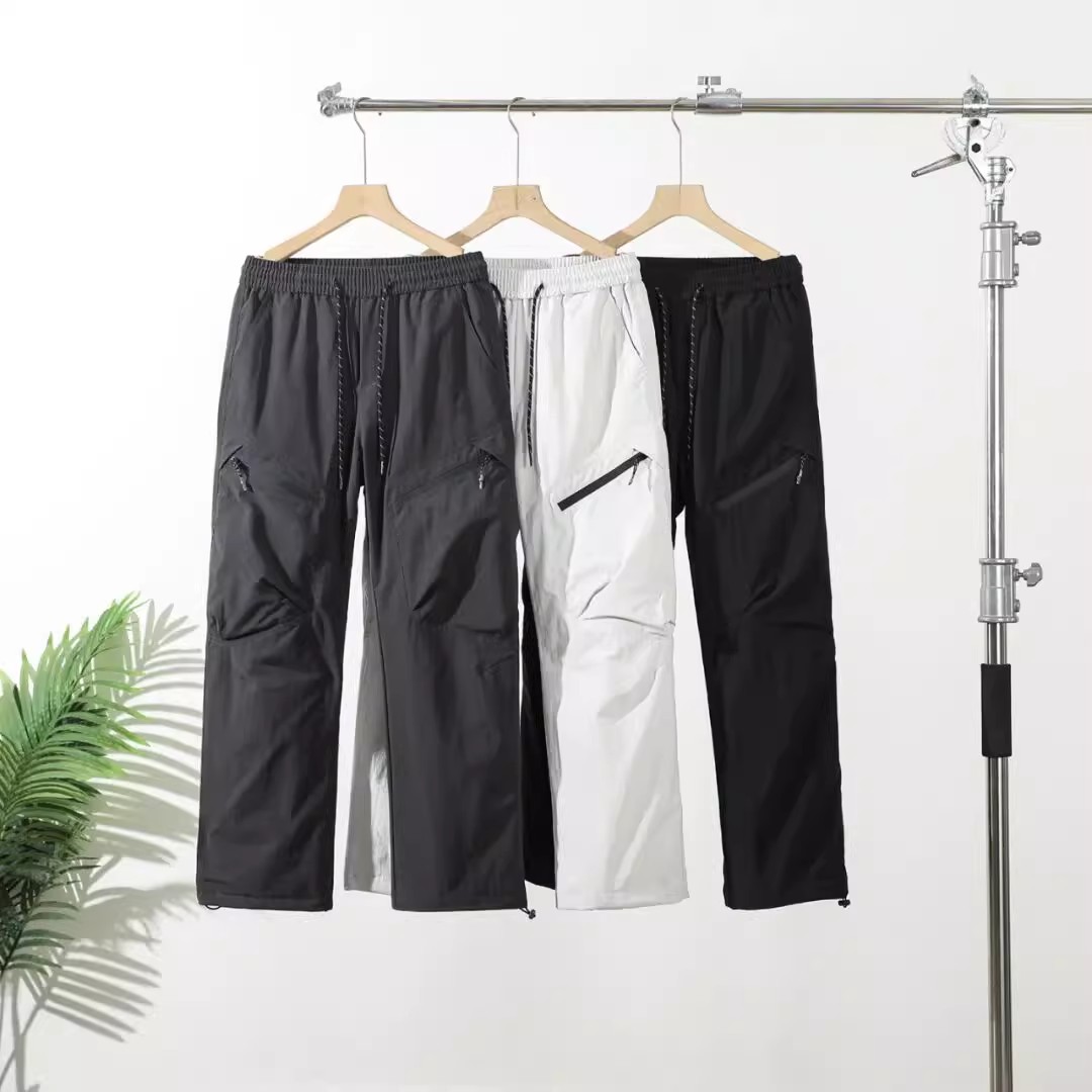 防风防泼水男冬季机能工装羽绒裤