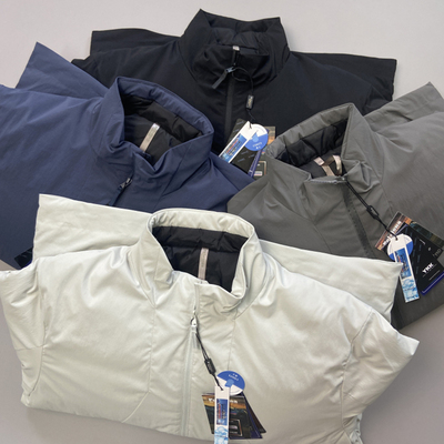 山系核心 V商务系列2023冬季时尚户外轻量保暖防风立领棉衣男潮