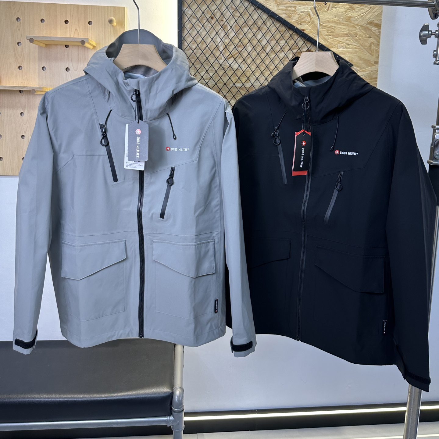 秋连帽通情软壳冲锋衣外套防风