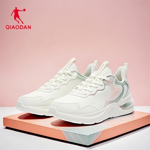 乔丹女鞋跑步鞋2026春季新款减震回弹防水气垫跑鞋轻便防滑运动鞋
